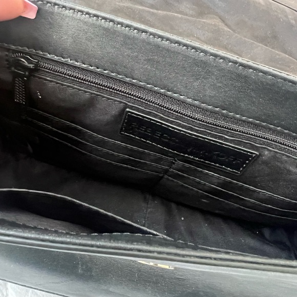 Rebecca Minkoff black bag with gold studs. Only wore once! - Picture 4 of 4